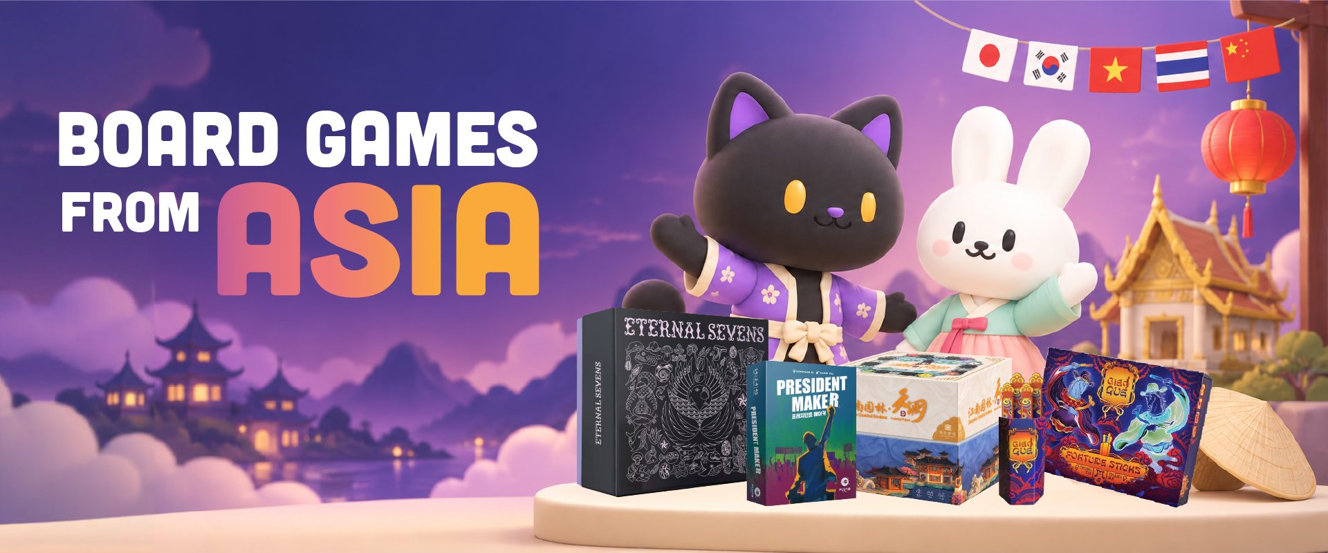 Board games from Asia